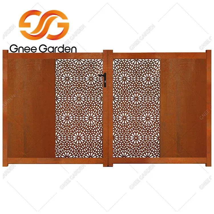 Corten Steel Garden Gate
