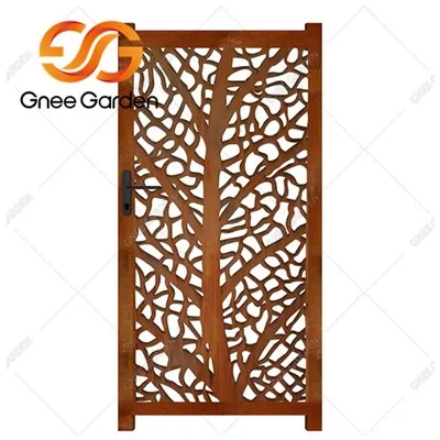 Corten Steel devan pòt