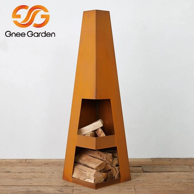 Corten Steel Fireplaces