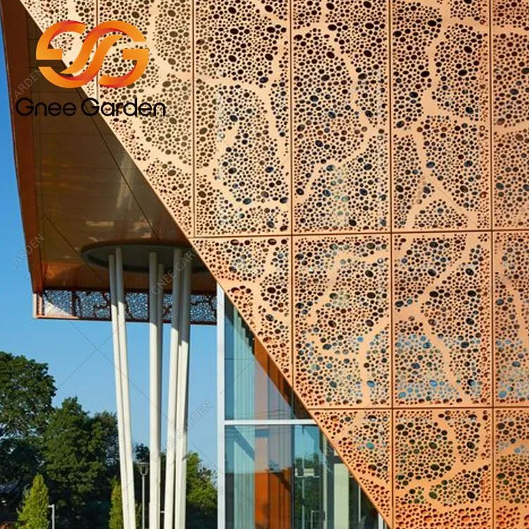 Aliminyòm Cladding Building