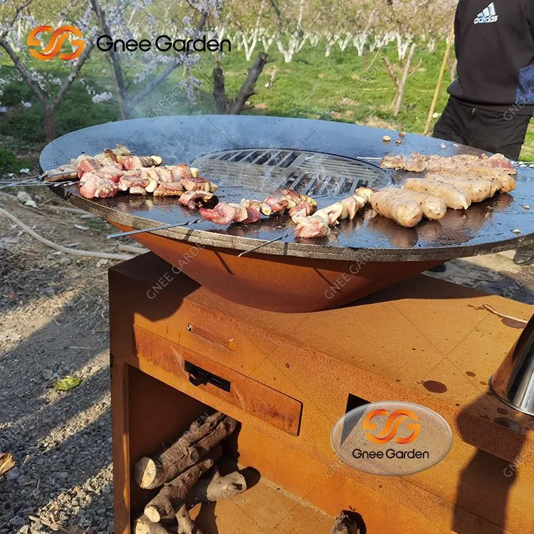 Modèl barbecue Corten Steel