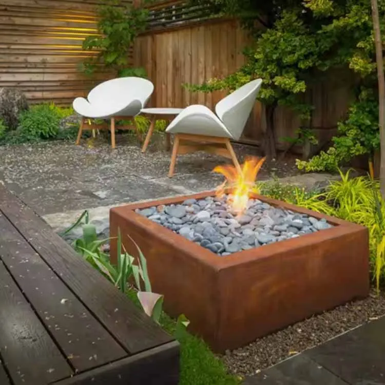 Corten Fire Pit Propane