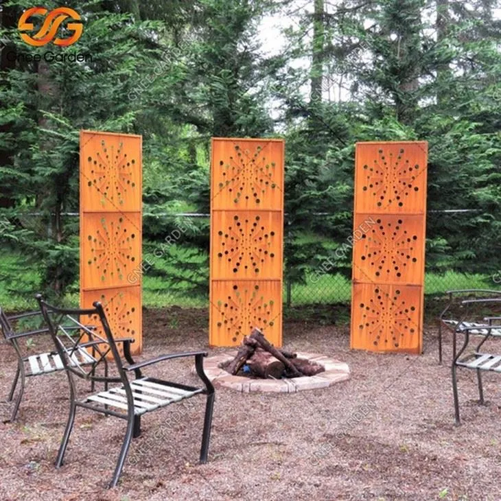 Corten Steel Garden Privacy panels