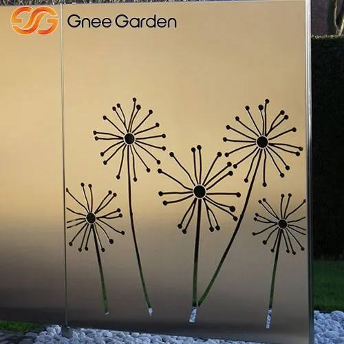 Corten Metal Privacy Screen ekran dekoratif pisanli