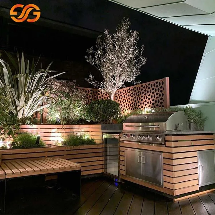 Corten Steel dekoratif Jaden ekran