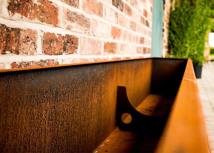 Corten Steel Garden Flower Pot Balcony Decorative