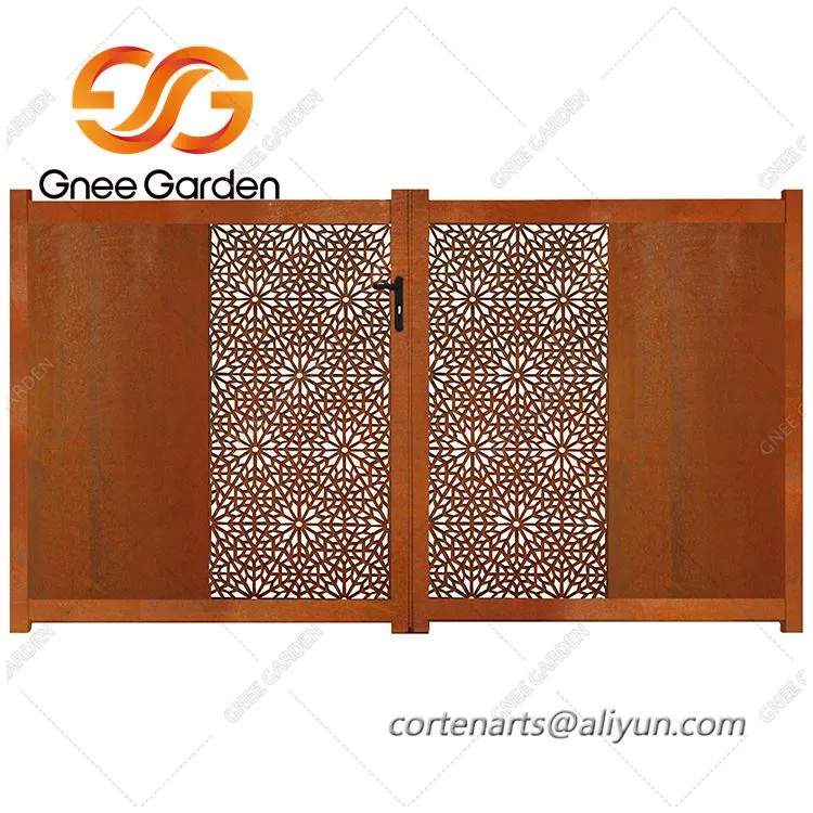 Corten Steel Jaden Metal Dekoratif Deyò Gate
