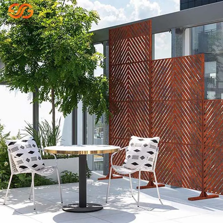Corten Steel metal ekran dekoratif