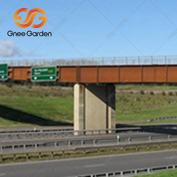 Corten Steel Pyeton Bridge Konstriksyon