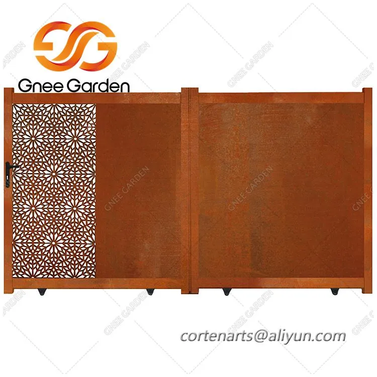 Custom Corten Steel Griyaj Gates