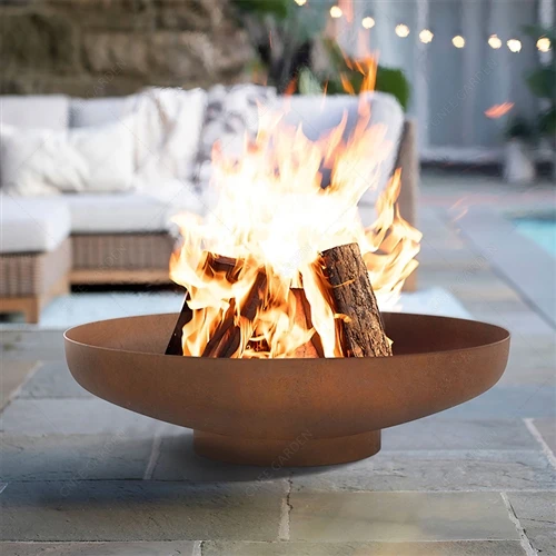 Ki sa ki se yon Corten Steel Fire Bowl? Benefis, Aplikasyon