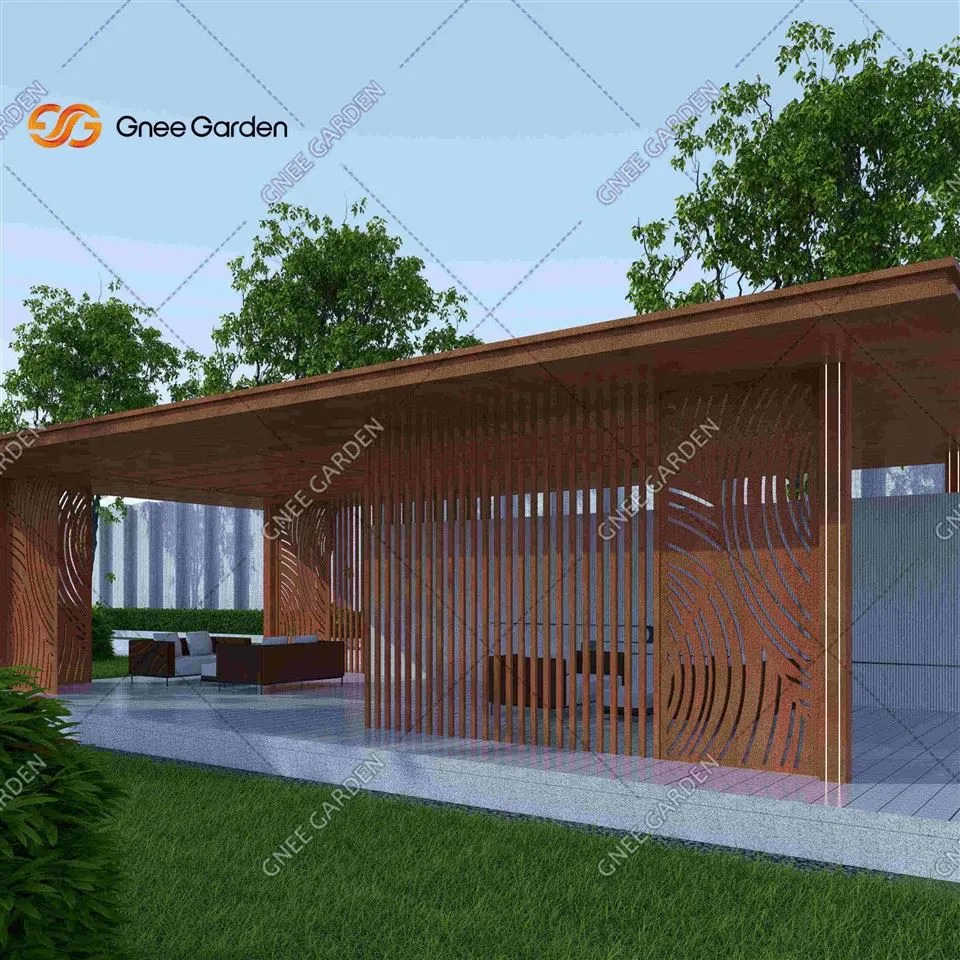 Nwa Corten Steel Patio