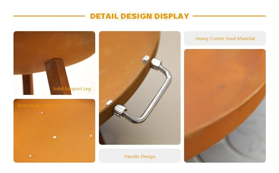 Outdoor Steel Fire Burner