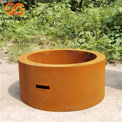 Sou entènèt jwèt Corten boule Firepit