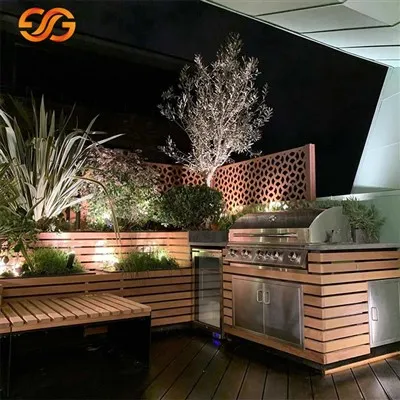 Corten Steel dekoratif Jaden ekran