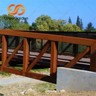 Corten Steel Garden Bridges