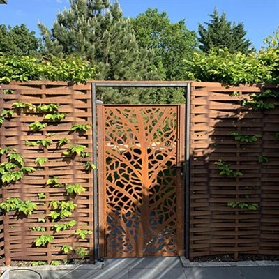 Customized Corten Steel Garden Gate