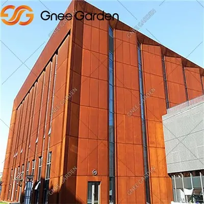 Dekorasyon Corten Steel plak fasad