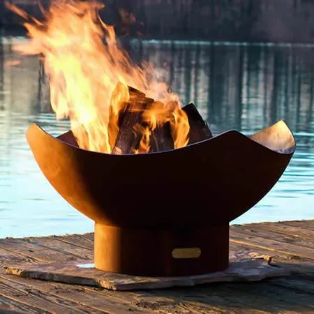 Sou entènèt jwèt Steel Bowls Fire Pit