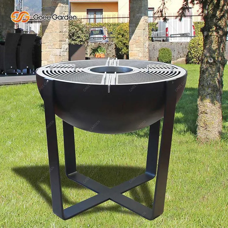 Weathering Steel Emisfè Grill Barbecue